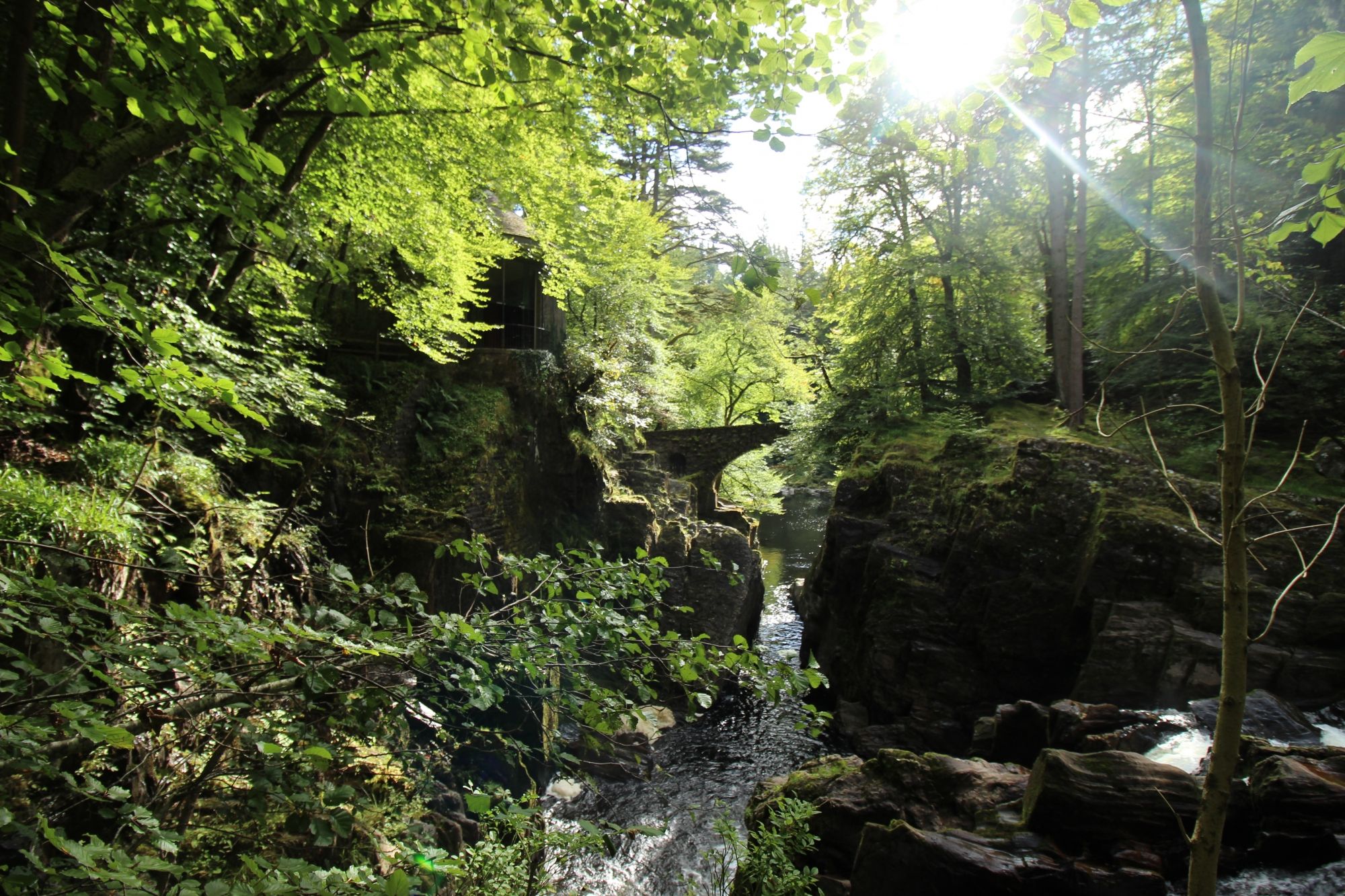 Wodospad Black Linn i Pustelnia